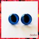 1 PAIR 24mm Deep Blue Plastic Cat eyes, Safety eyes, Animal Eyes, Round eyes